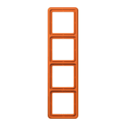 Jung - Cadre de fintion 4 postes / Série CD 500 Orange IP44