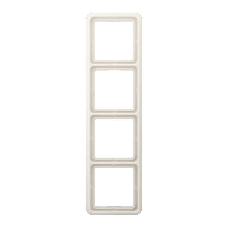 Jung - Cadre de fintion 4 postes / Série CD 500 Ivoire IP44
