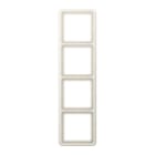 Jung - Cadre de fintion 4 postes / Série CD 500 Ivoire IP44