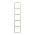 Jung - Cadre de fintion 5 postes / Série CD 500 Ivoire