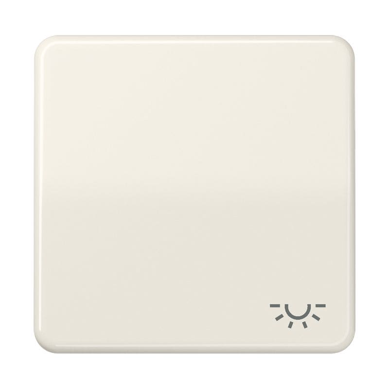 Jung - Enjoliveur avec symbole "lumière" / CD 500 IP44 Ivoire