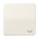 Jung - Enjoliveur avec symbole "lumière" / CD 500 IP44 Ivoire