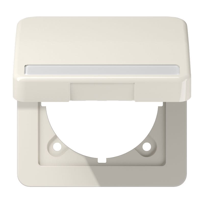 Jung - Enjoliveur couvercle  porte étiquette / CD 500 Ivoire