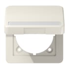 Jung - Enjoliveur couvercle  porte étiquette / CD 500 Ivoire