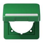 Jung - Enjoliveur couvercle  porte étiquette / CD 500 Vert