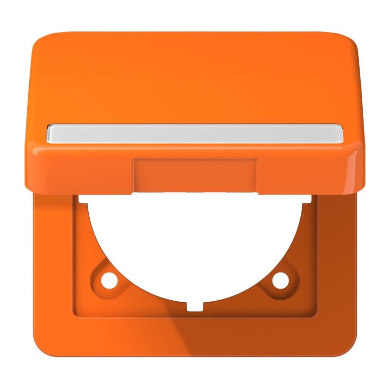 Jung - Enjoliveur couvercle  porte étiquette / CD 500 Orange