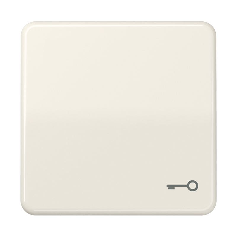 Jung - Enjoliveur avec symbole  "gâche" / CD 500 Ivoire