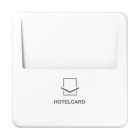 Jung - Enjoliveur interrupteur Hotelcard / CD 500 Blanc