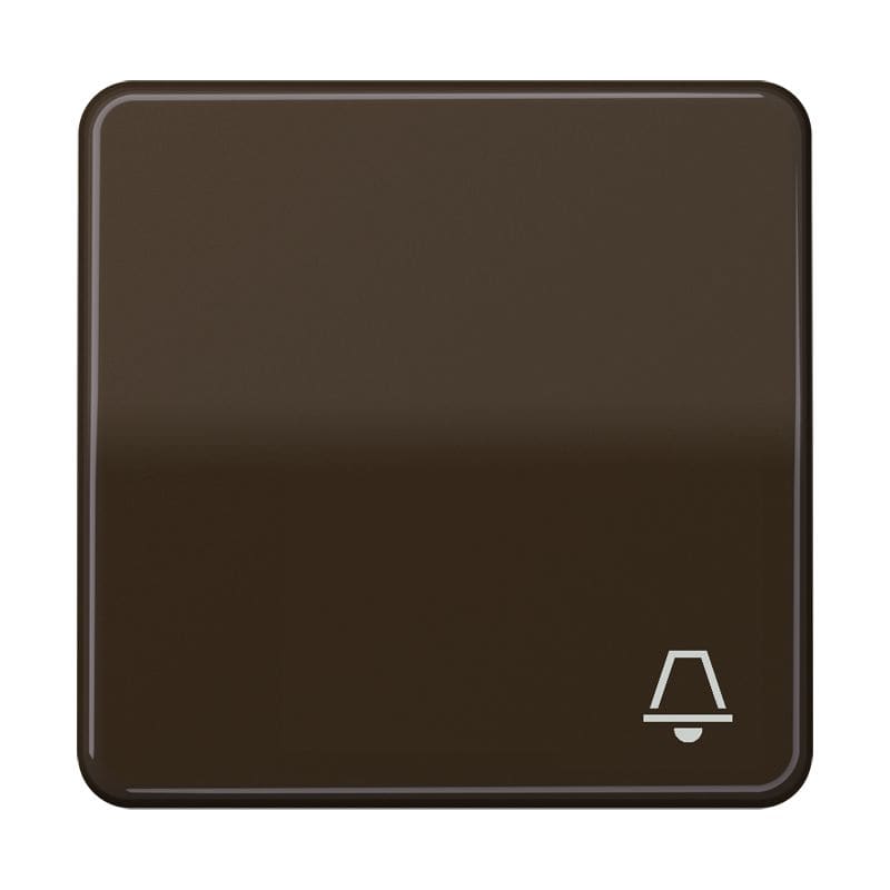 Jung - Enjoliveur avec symbole "sonnerie" / CD 500 Brun