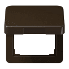 Jung - Enjoliveur de finition avec couvercle / Série CD 500 Brun