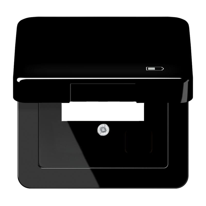 Jung - Enjoliveur couvercle symbole USB / Série CD 500 Noir