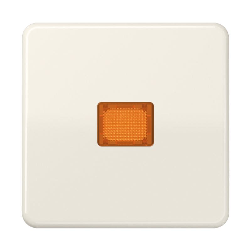 Jung - Enjoliveur simple touche à voyant / Série CD 500 Ivoire