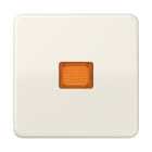 Jung - Enjoliveur simple touche à voyant / Série CD 500 Ivoire