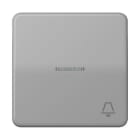 Jung - Enjoliveur avec symb "sonnerie" à voyant / CD 500 Gris