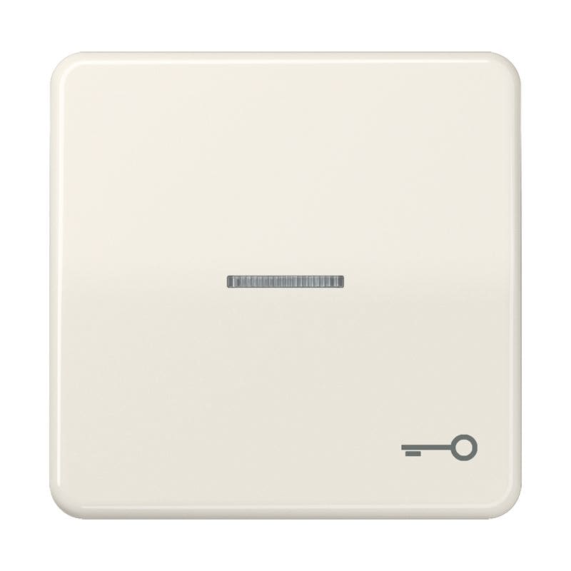 Jung - Enjoliveur avec symb "gâche" à voyant / CD 500 Ivoire