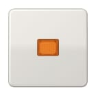 Jung - Enjoliveur simple touche à voyant / CD 500 IP44 Gris clair