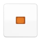 Jung - Enjoliveur simple touche à voyant / CD 500 IP44 Blanc