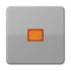 Jung - Enjoliveur simple touche à voyant / CD 500 Gris