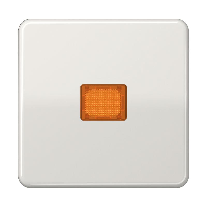 Jung - Enjoliveur simple touche à voyant / CD 500 Gris clair