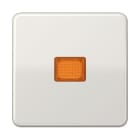 Jung - Enjoliveur simple touche à voyant / CD 500 Gris clair