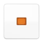 Jung - Enjoliveur simple touche à voyant / CD 500 Blanc