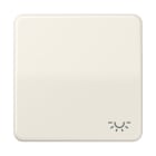 Jung - Enjoliveur avec symbole "lumière" / CD 500 Ivoire