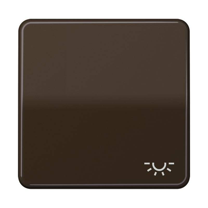 Jung - Enjoliveur avec symbole "lumière" / CD 500 Brun