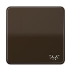 Jung - Enjoliveur avec symbole "lumière" / CD 500 Brun