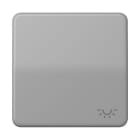 Jung - Enjoliveur avec symbole "lumière" / CD 500 Gris