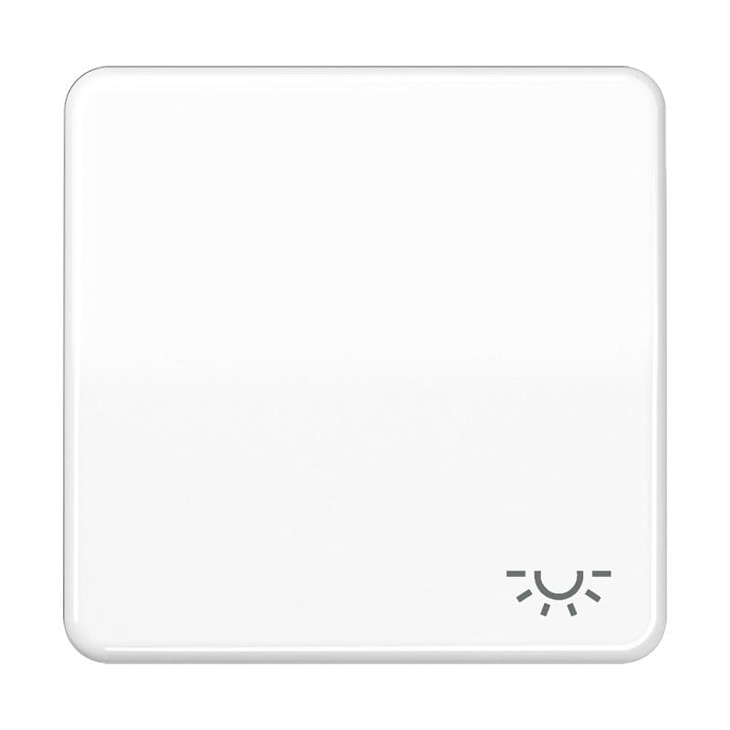 Jung - Enjoliveur avec symbole "lumière" / CD 500 Blanc