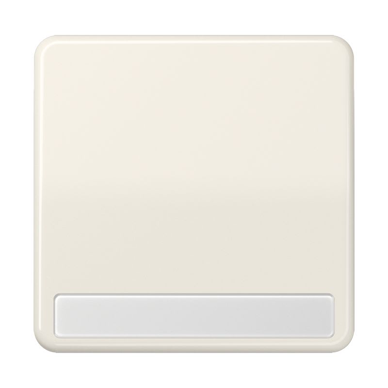 Jung - Enjoliveur simple touche porte étiquette / CD 500 Ivoire