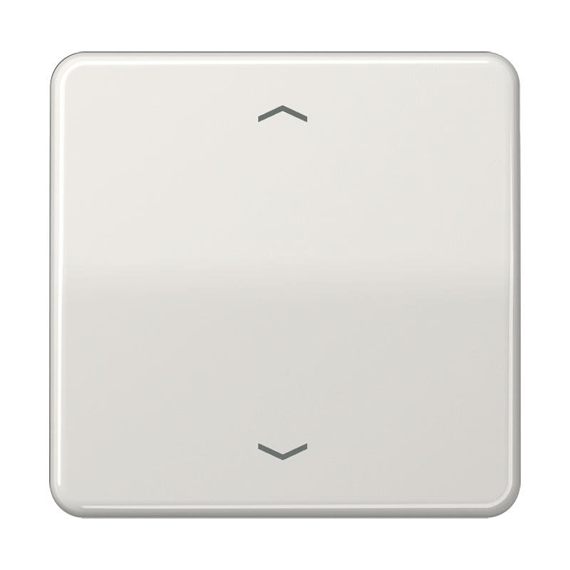 Jung - Enjoliveur simple touche avec flèches / CD 500 Gris clair