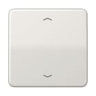 Jung - Enjoliveur simple touche avec flèches / CD 500 Gris clair