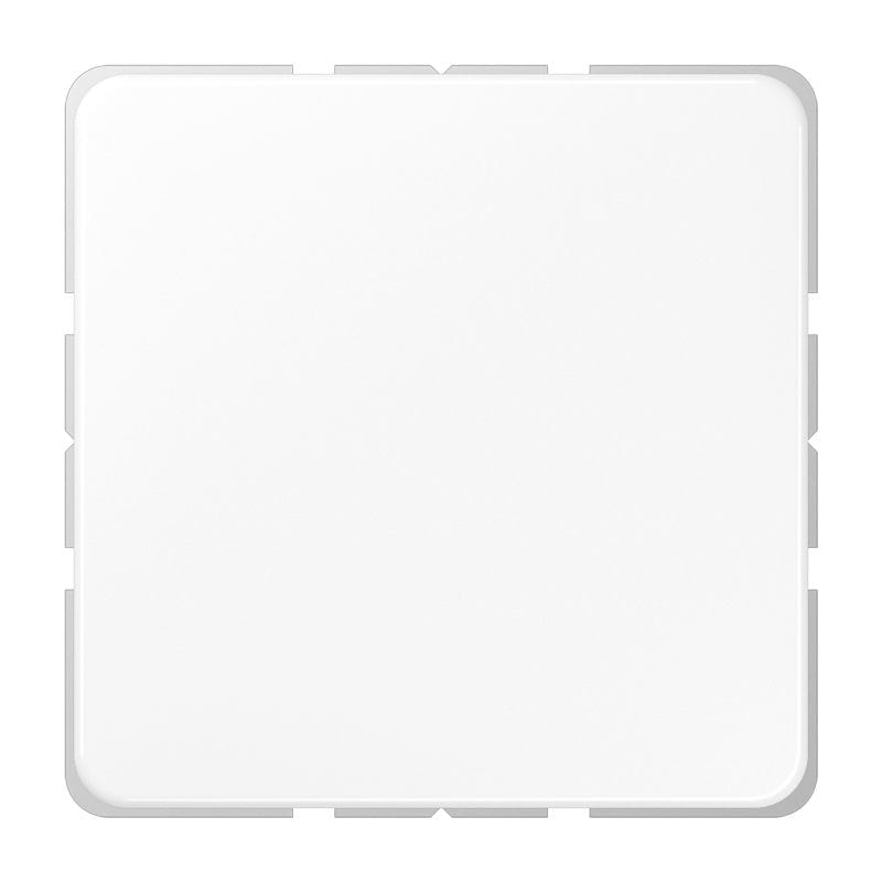 Jung - Enjoliveur obturateur à griffer avec support / CD Blanc