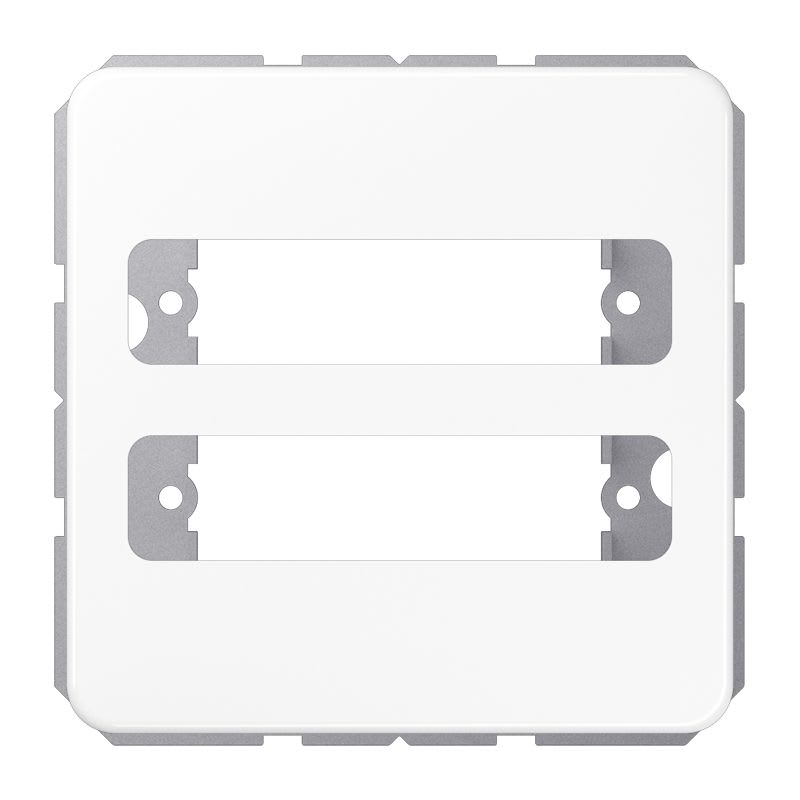 Jung - Enjoliveur pour connecteur trapèze / CD 500 Blanc