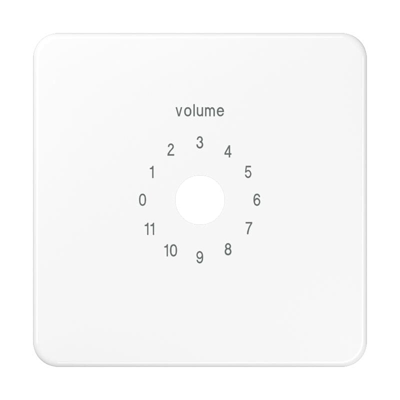 Jung - Enjoliveur pour atténuateur DYNACORD / CD 500 Blanc