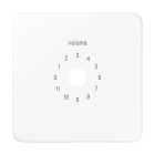 Jung - Enjoliveur pour atténuateur DYNACORD / CD 500 Blanc