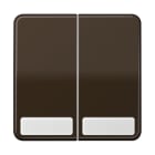 Jung - Enjoliveur double touche avec PE / CD 500 Brun