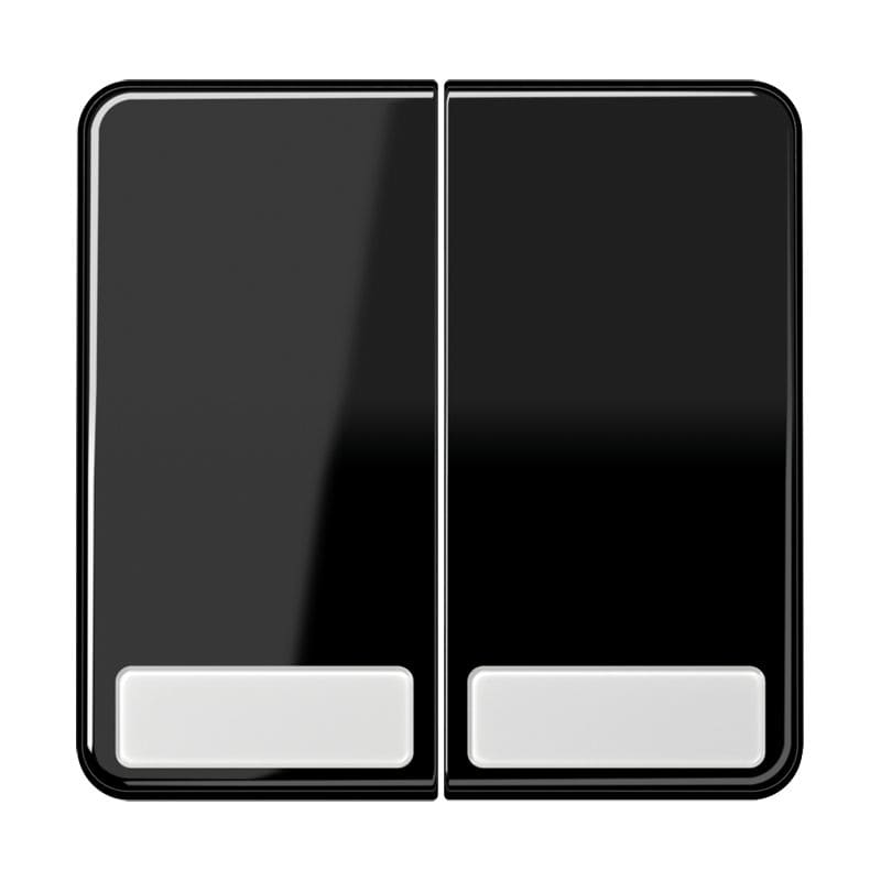 Jung - Enjoliveur double touche avec PE / CD 500 Noir