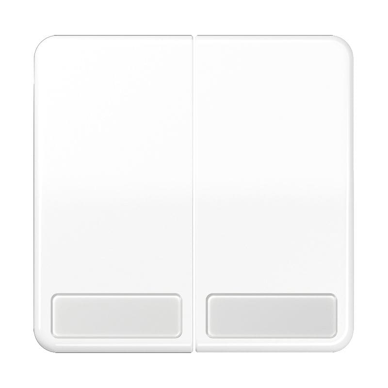 Jung - Enjoliveur double touche avec PE / CD 500 Blanc