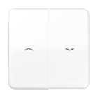 Jung - Enjoliveur double touche IN+BP VR-store / CD 500 IP44 Blanc