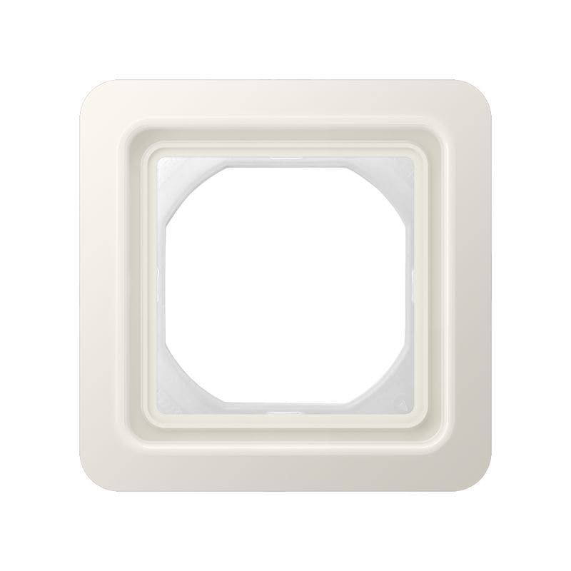 Jung - Cadre de finition 1 poste / CD600 Ivoire IP44