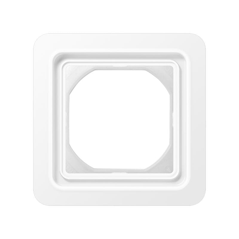 Jung - Cadre de finition 1 poste / CD 600 Blanc IP44