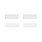 Jung - Obturateur transparent pour porte étiquette 9 x 27 mm