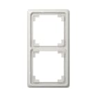 Jung - Cadre de finition 2 postes / Série CD Plus Gris clair