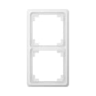 Jung - Cadre de finition 2 postes / Série CD Plus Blanc