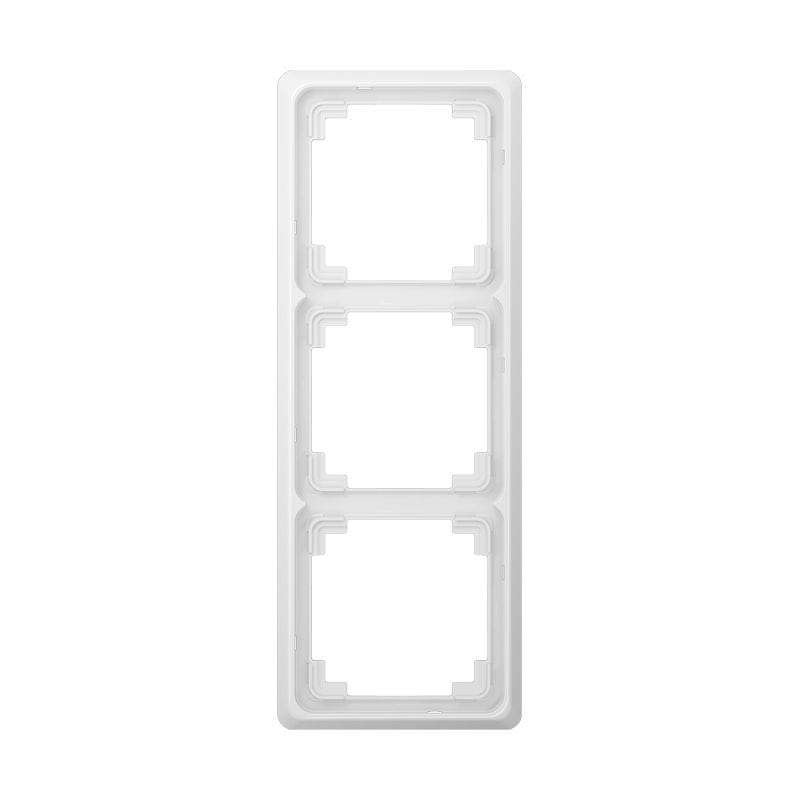 Jung - Cadre de finition 3 postes / Série CD Plus Blanc