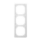 Jung - Cadre de finition 3 postes / Série CD Plus Blanc