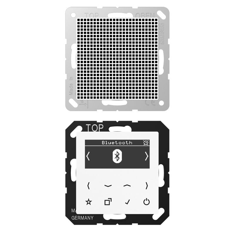 Jung - Smart Radio DAB+  Bluetooth- kit Mono / A500 Blanc