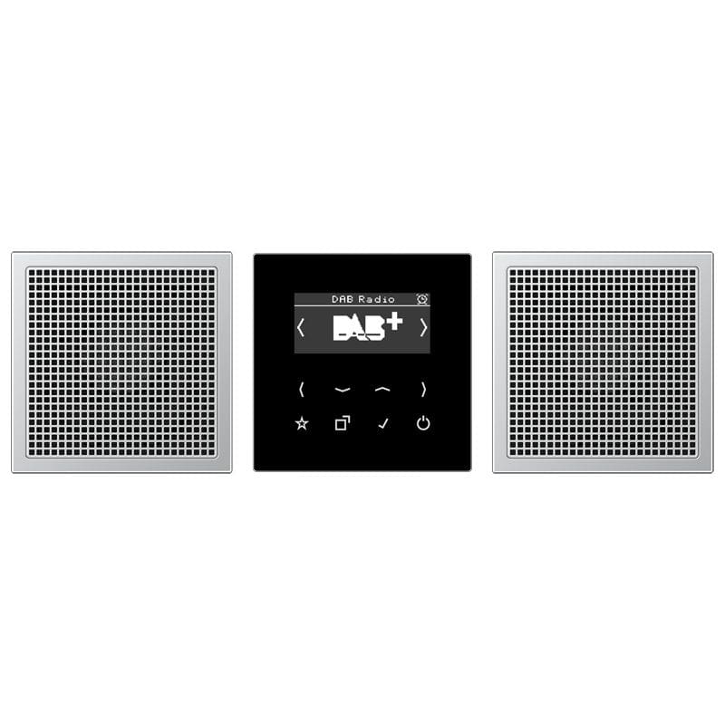 Jung - Smart Radio DAB+ kit Stéréo / LS 990 Aluminium